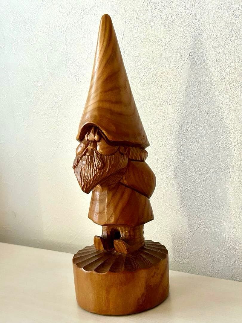 ◇ちー助様 ご先約◇ 美品・北海道彫刻コロポックル30cm