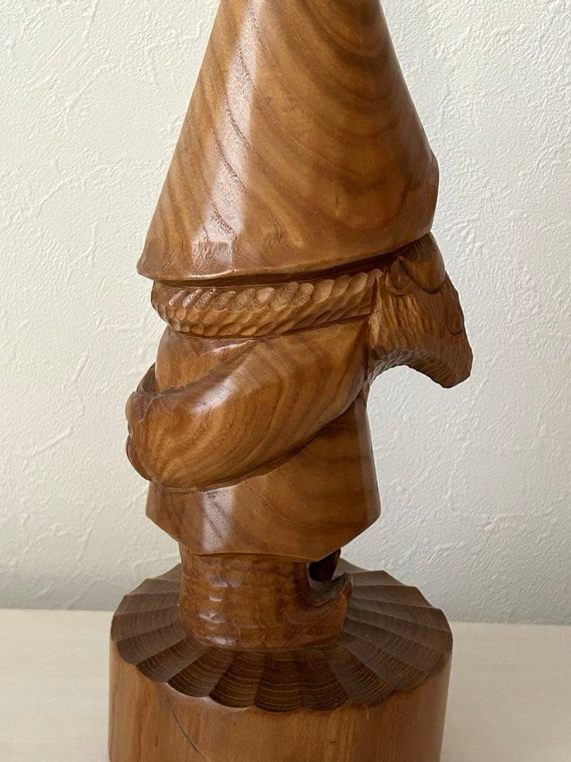 ◇ちー助様 ご先約◇ 美品・北海道彫刻コロポックル30cm