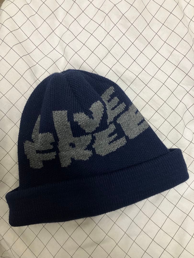 COMME DES GARCONS LIVE FREE ニット帽 ネイビー