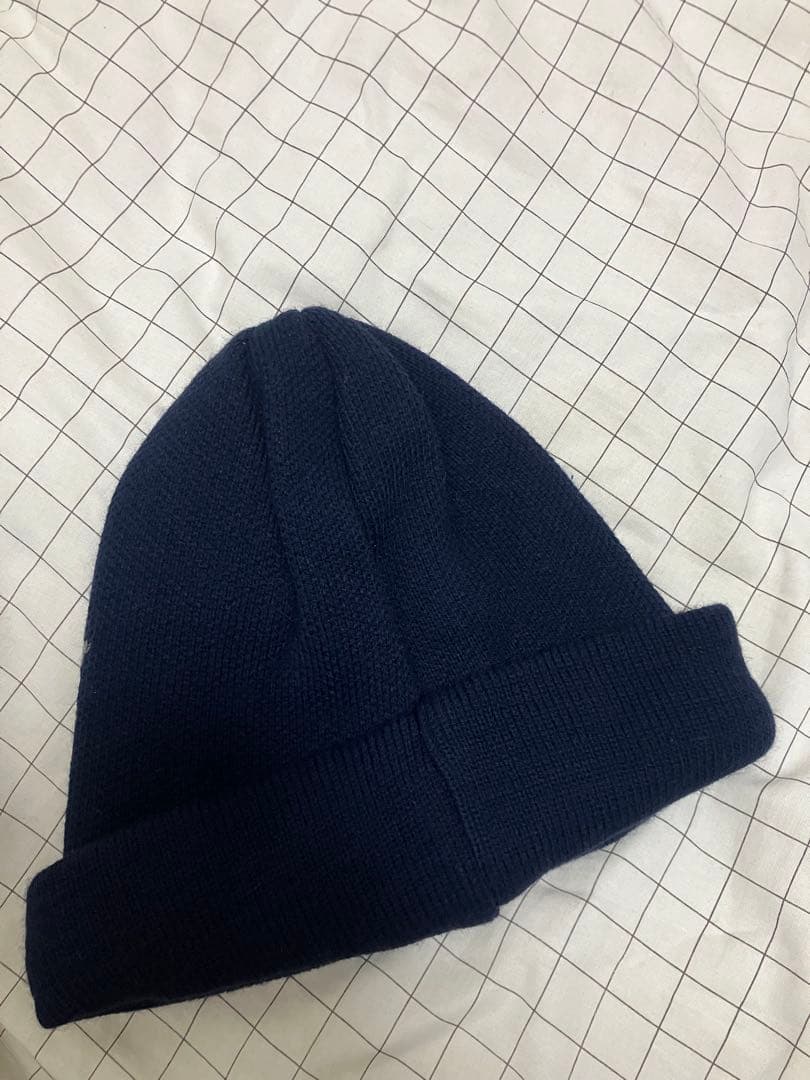 COMME DES GARCONS LIVE FREE ニット帽 ネイビー