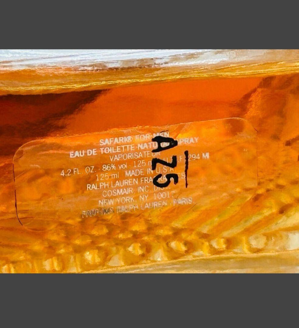 美品　ラルフローレン　サファリフォーメン　125ml 残量9割