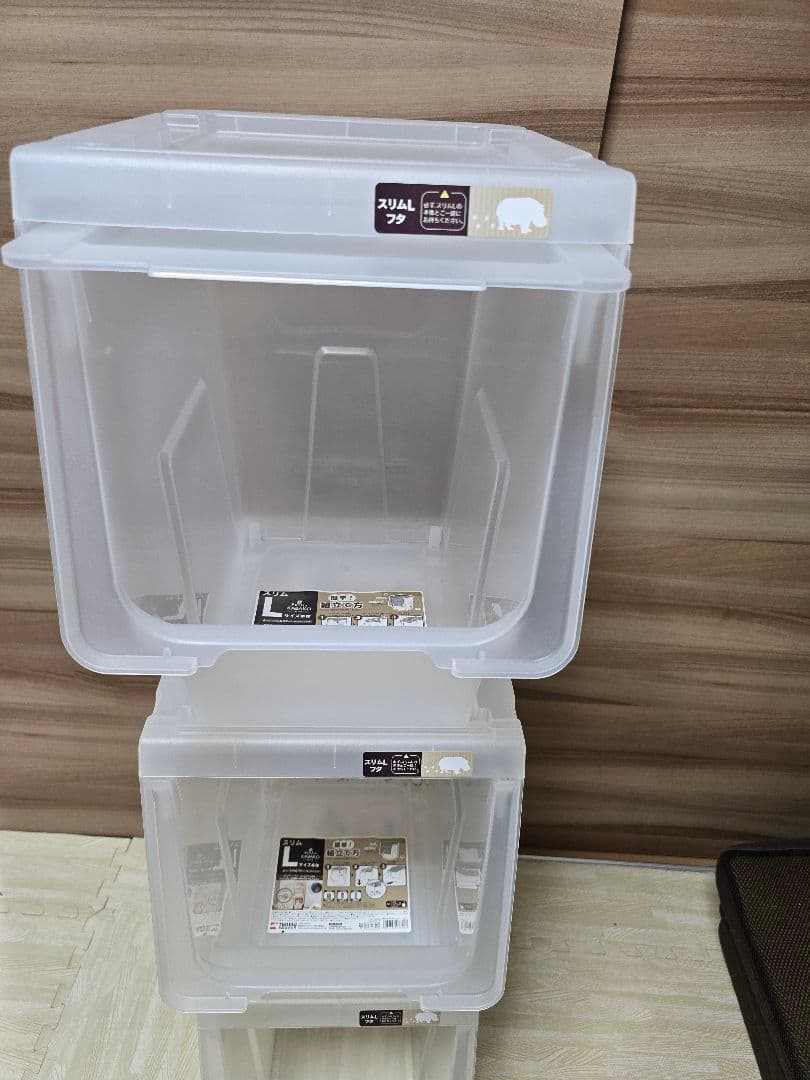 収納ボックス　カバコ　クリアケース　M×2 S×2 スリムL×3　計7個　日本製