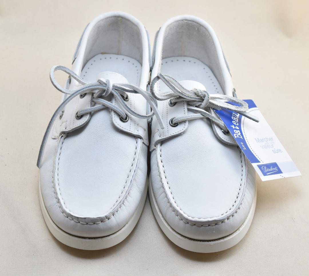 PARABOOT バース BARTH　BLANC UK7.5　26cm　未使用品