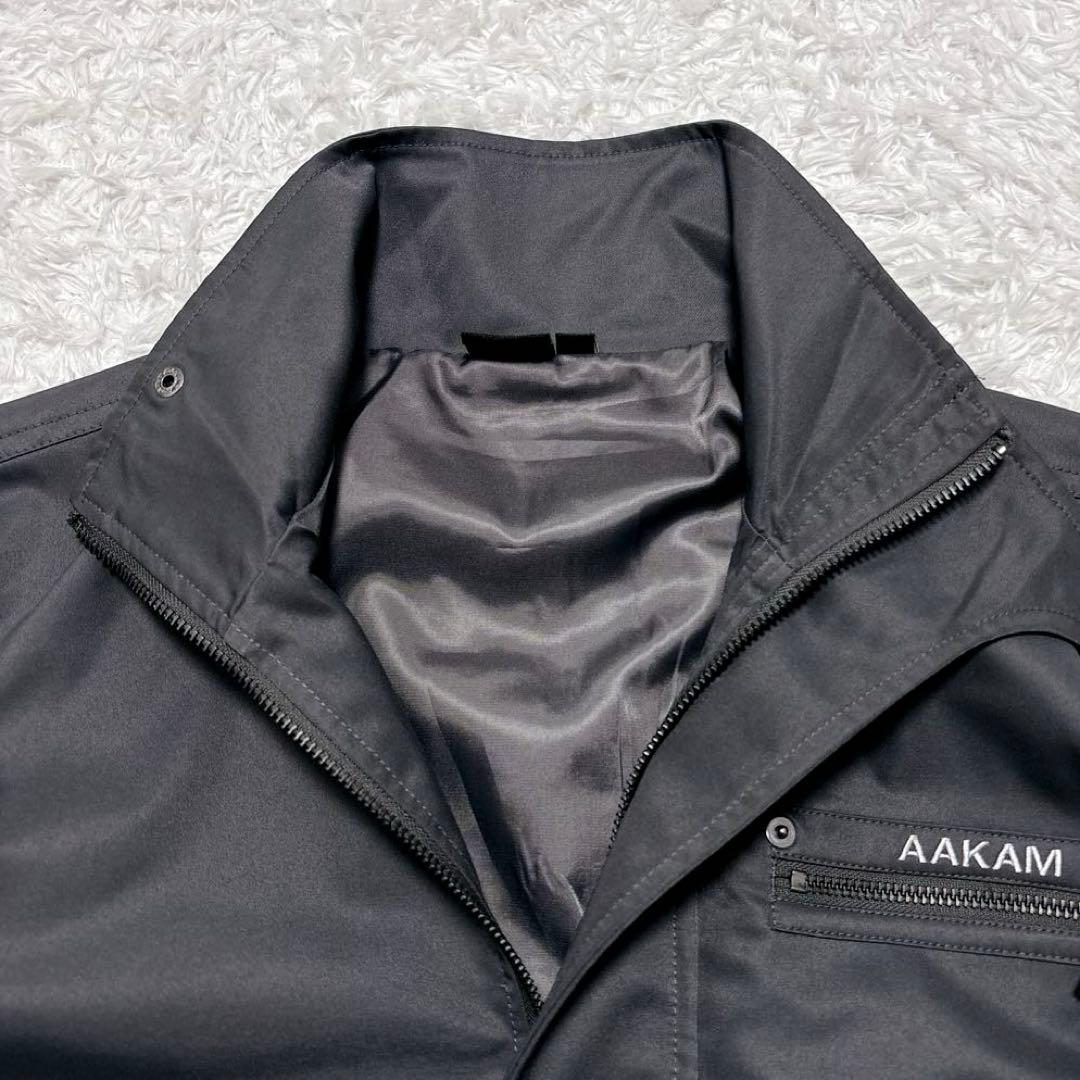 如*何様 極美品✨ AAKAM アーカム ハイネック ボンバージャケット 短丈