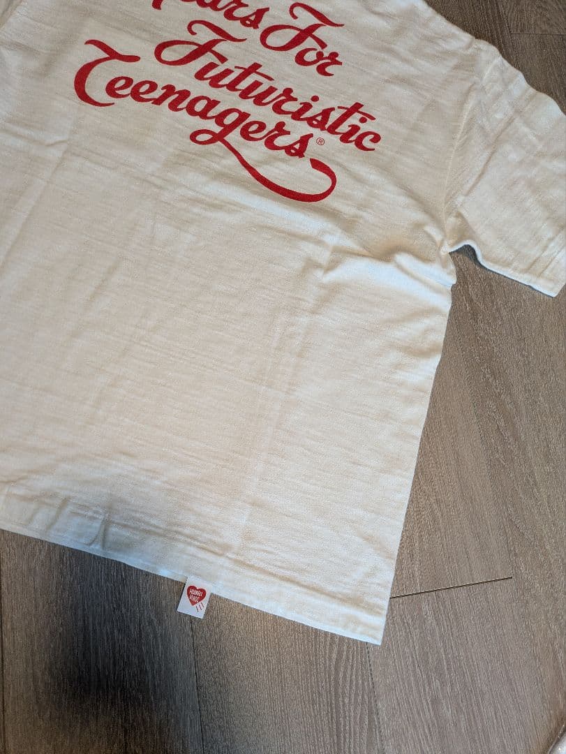 ヒューマンメイド ハート ホワイトTシャツ xl