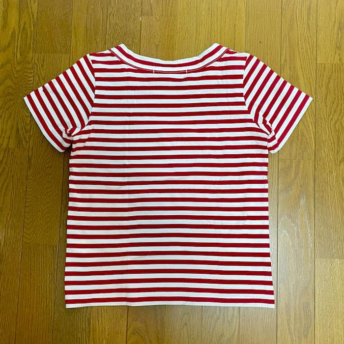 新品 JUNYA WATANABE Tシャツ ボーダー レッド ホワイト