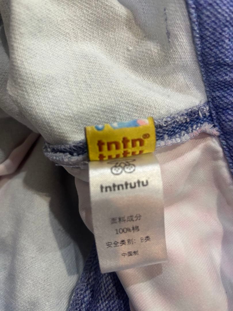 tntntutu カラフルキャラクター柄ブーツカットデニム Mサイズ