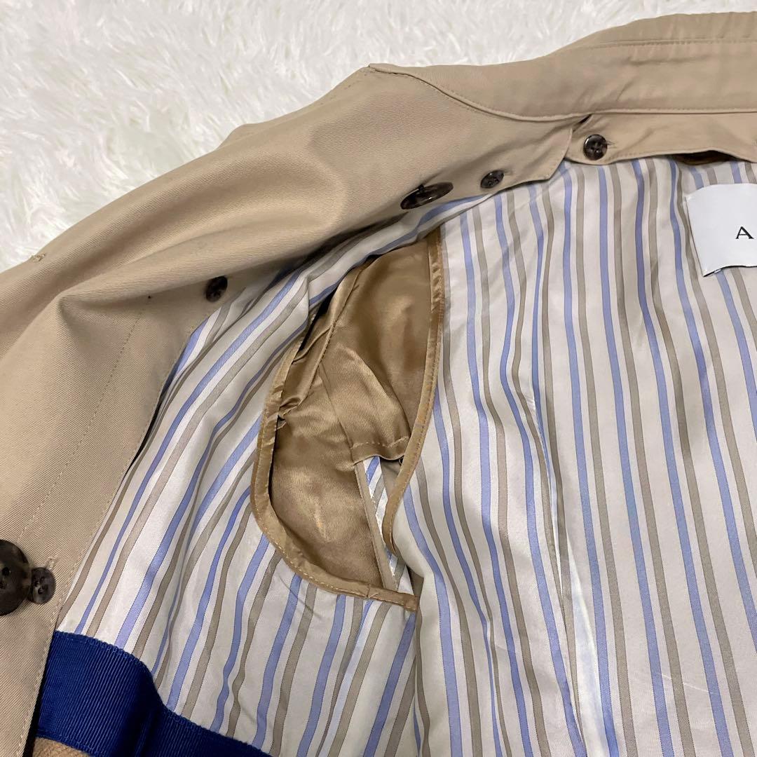 現行タグ 極美品 アナイ ライナー付き トレンチコート ロング丈 ベージュ 36