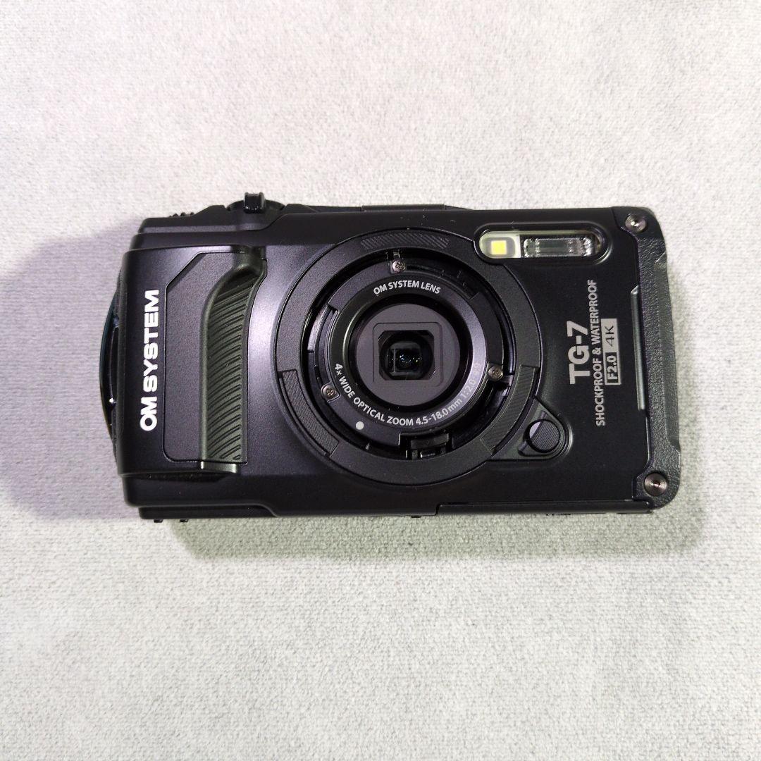 OM SYSTEM Tough TG-7 ブラック コンパクトデジタルカメラ