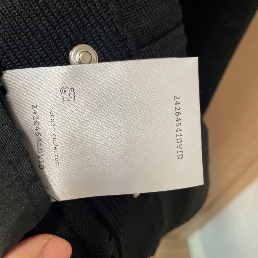 noranora様　MONCLER ペプラムカーディガン　S ブラック
