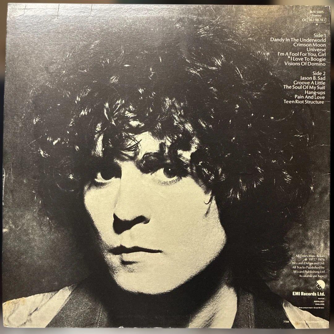 【UK盤】T.レックス Dandy In The Underworld /VG+