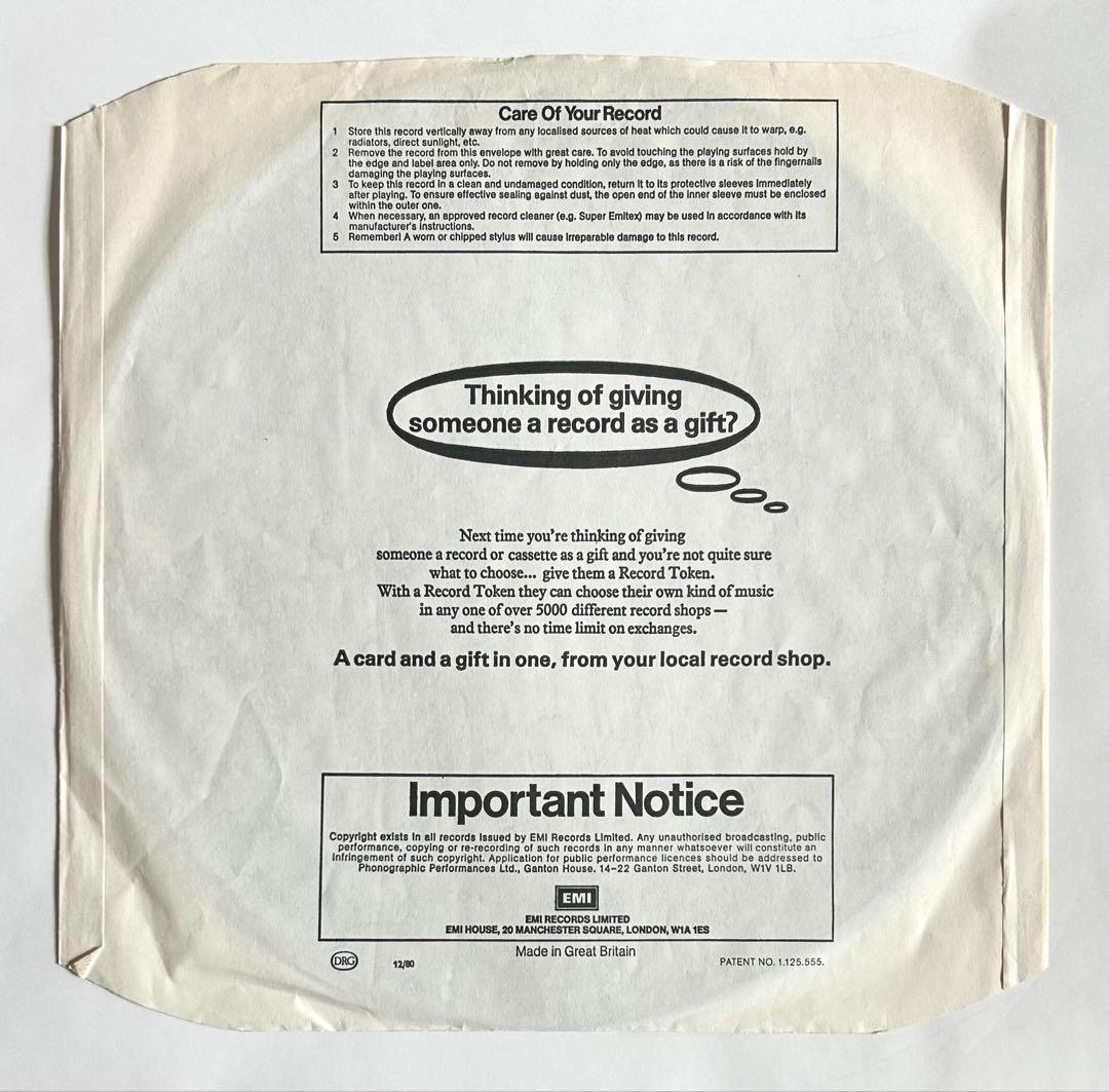 【UK盤LP】PINK FLOYD DARK SIDE A10/B9 付属品有