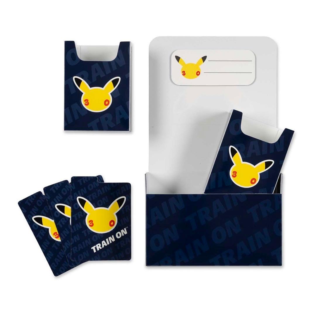 ポケモンカード 30周年 ダブルデッキケース　ピカチュウ