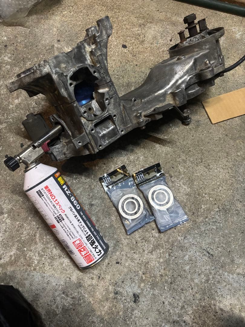 スーパーディオAF27・AF28 クランクベアリング交換済み81cc太軸エンジン