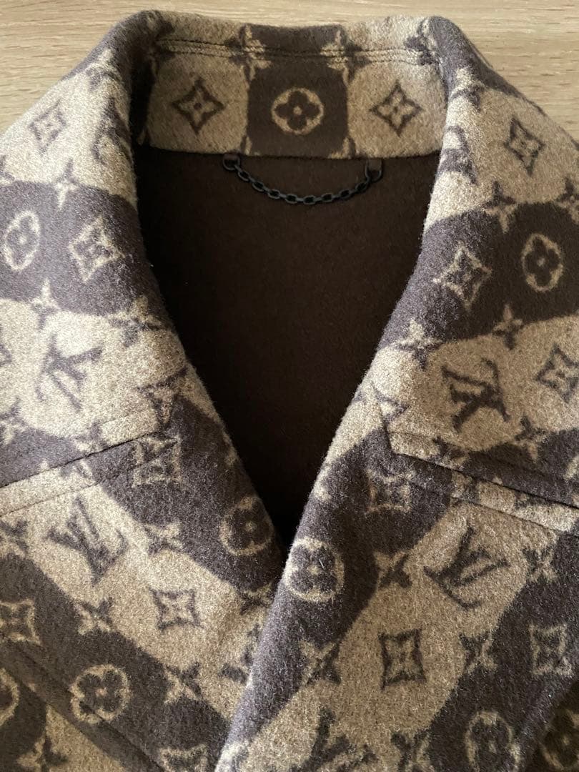 LOUIS VUITTON x Nigo モノグラムクロップドピーコート