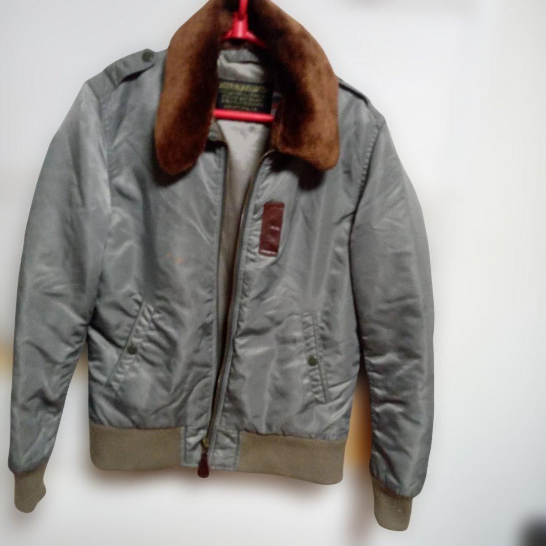 schott ナイロン　フライトジャケット　オリーブ