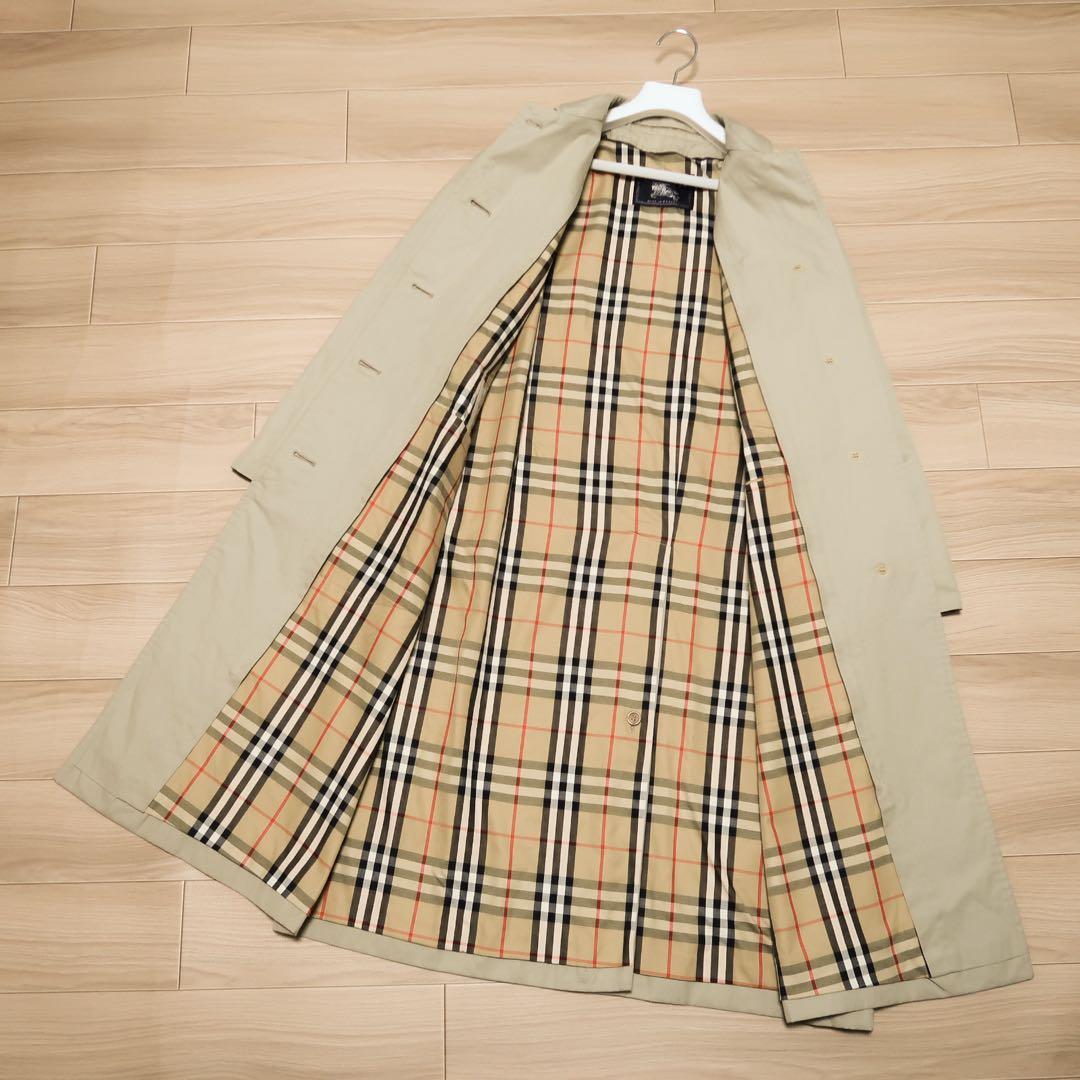 希少貴重 英国製 ヴィンテージ BURBERRY バーバリー ステンカラーコート