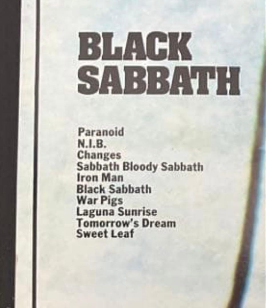 BLACK SABBATH / Greatest Hits アナログLPレコード