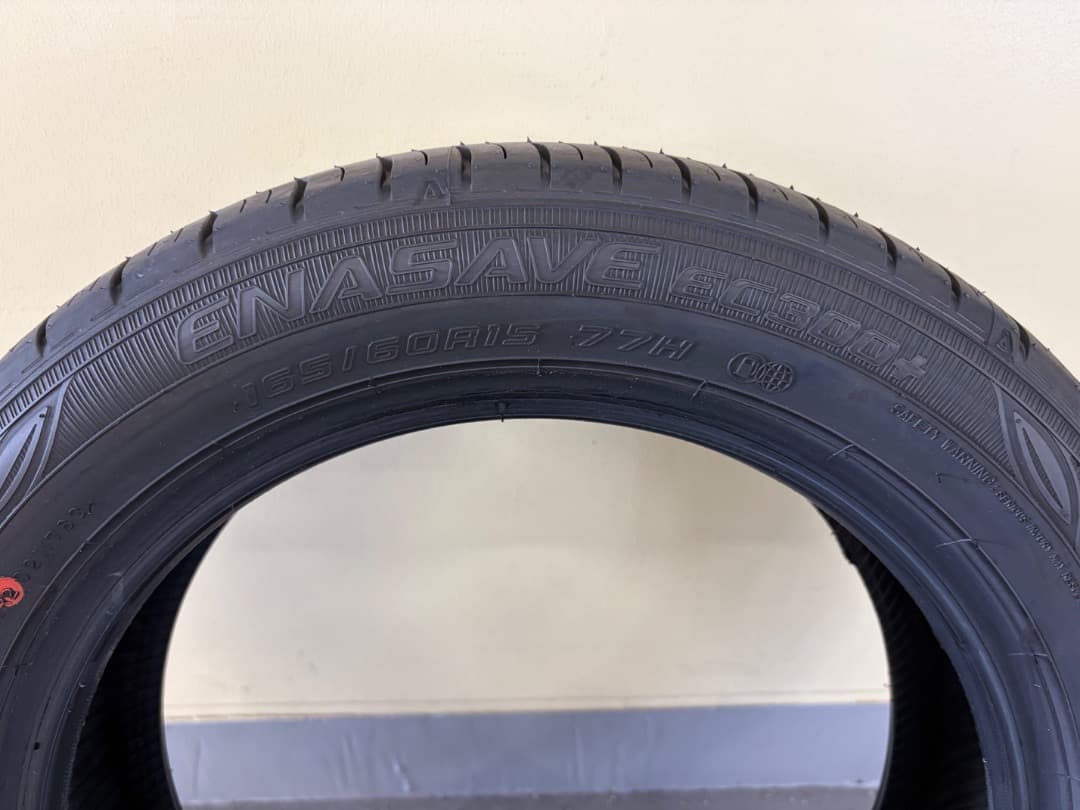 新車はずし 165/60R15 ダンロップ EC300+ 4本 送料込み