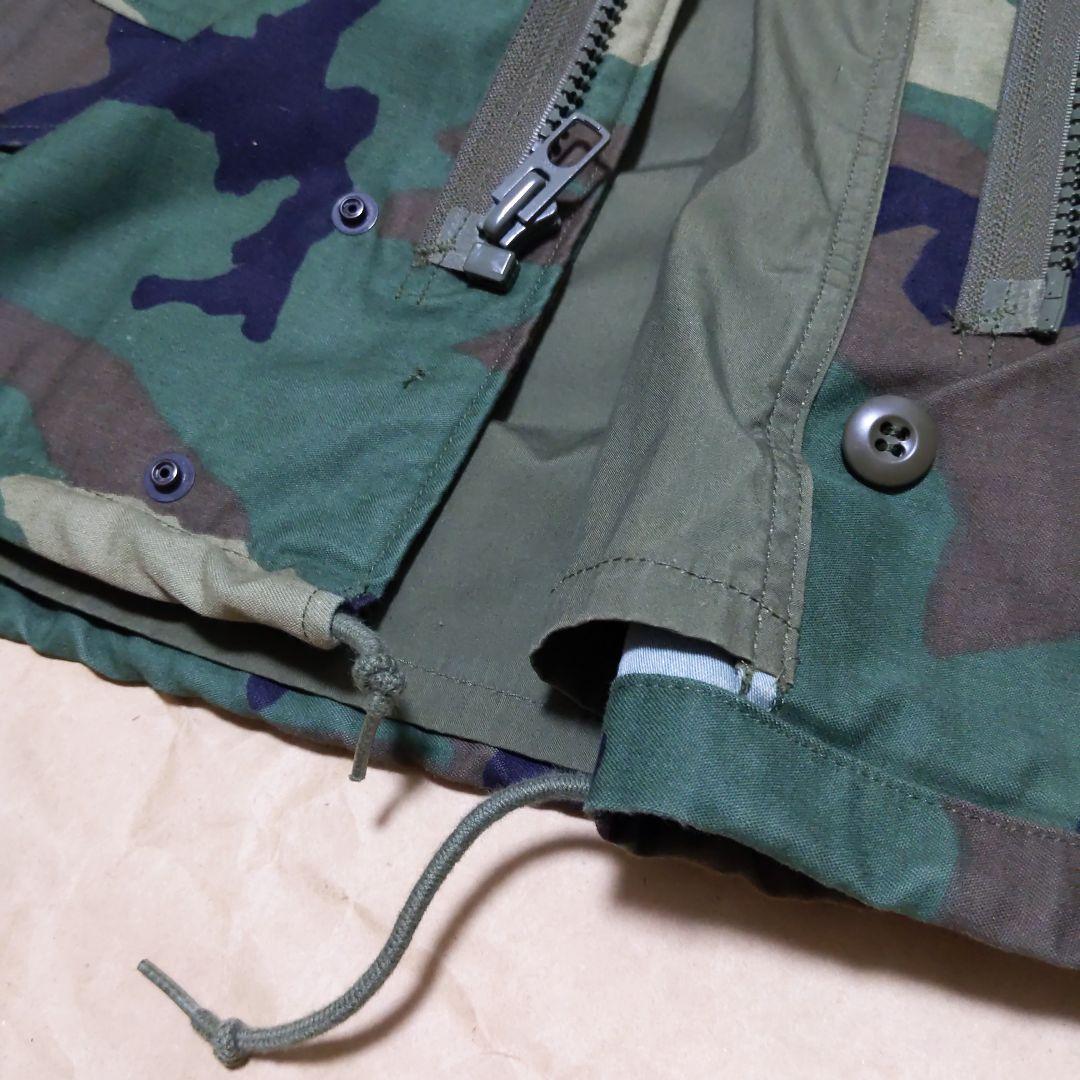 アメリカ軍 M65フィールドジャケット ウッドランド XS-XS 実物放出良品