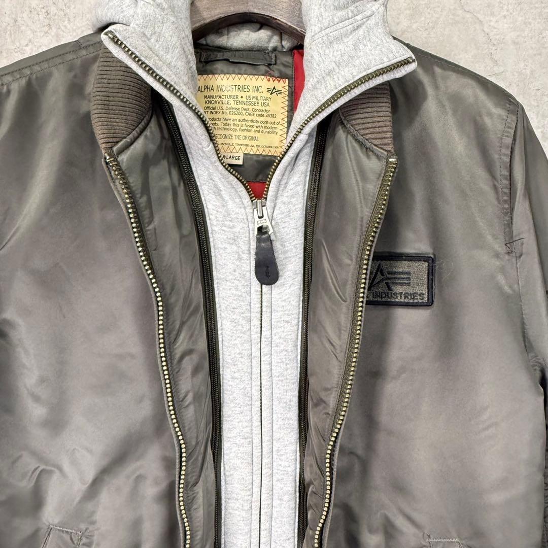 ALPHA INDUSTRIES MA-1 D-TEC フライトジャケット XL