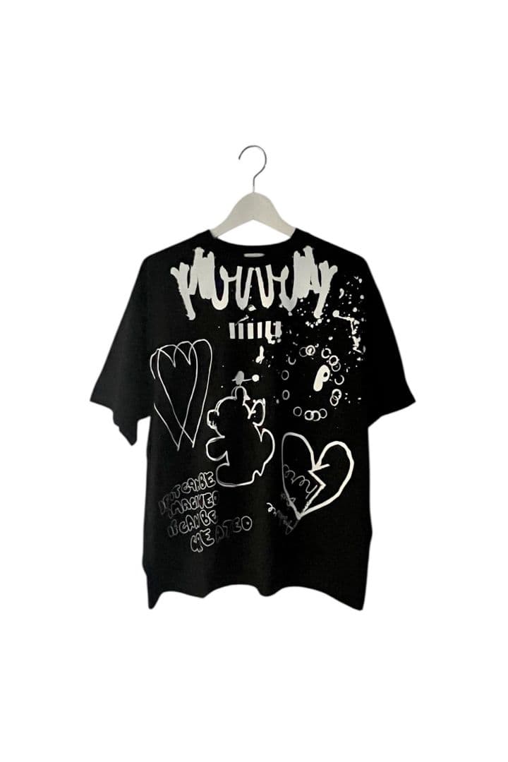 ⭐︎m⭐︎♡大人F2♡2026SS♡フランキーグロウ♡Tシャツ BLACK