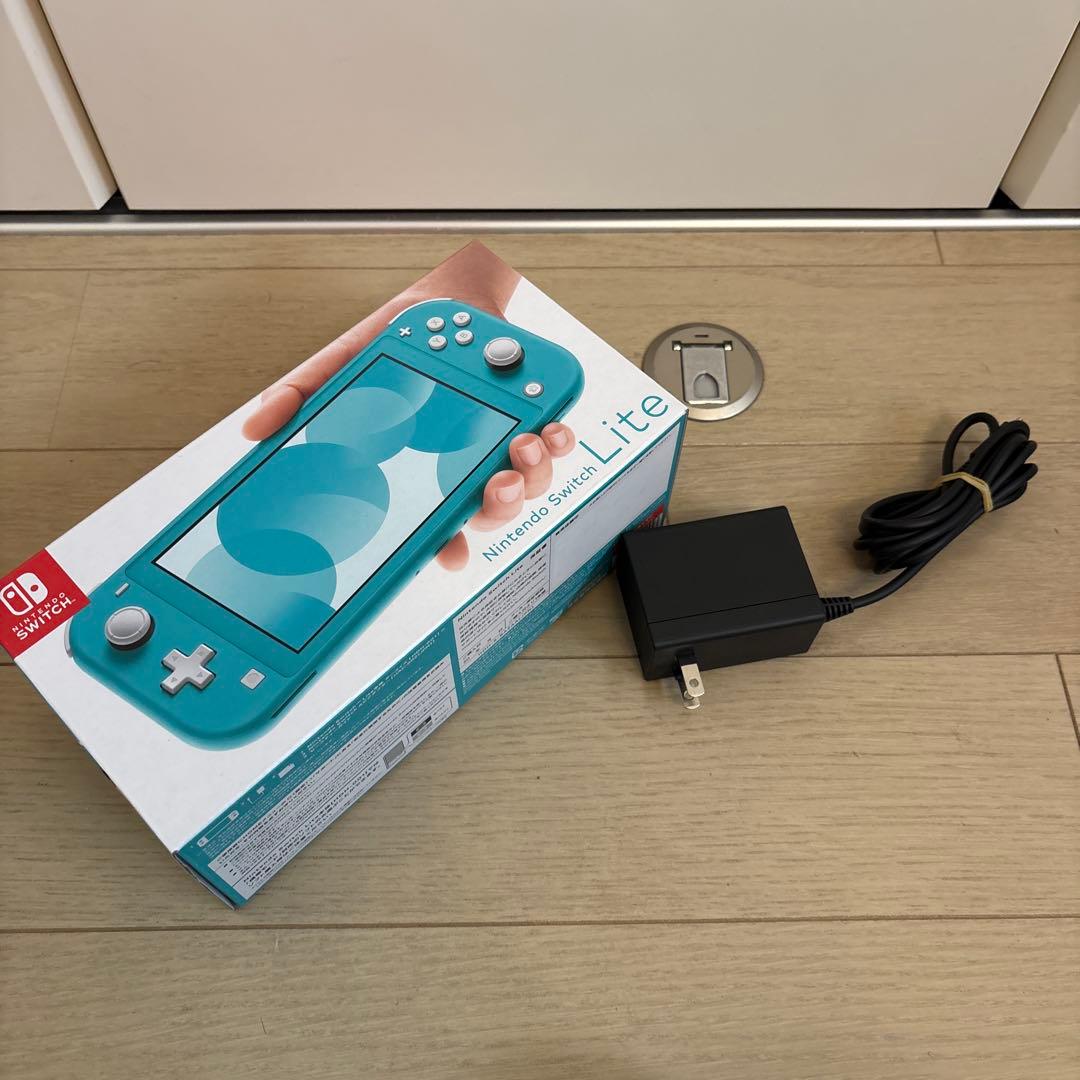 【24年7月購入】Switch Lite ターコイズ 極美品 ケース・フィルム付