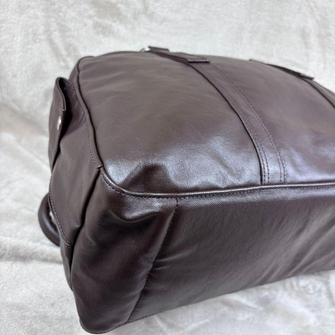 未使用品　ポーター　ボストンバッグ　フリースタイル　PORTER ダークブラウン