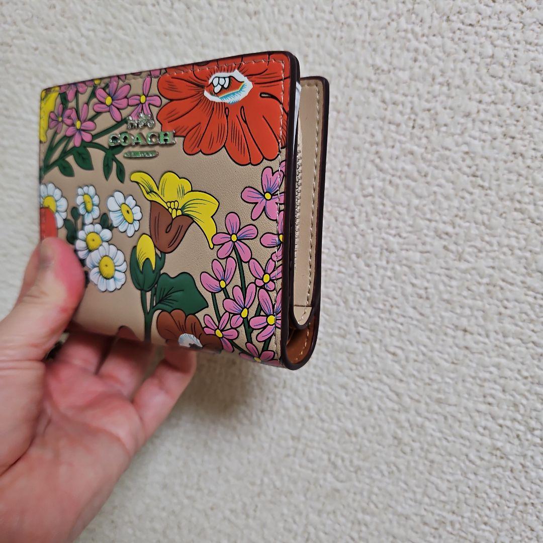 ちかさま専用 COACHフローラルプリントミニ財布