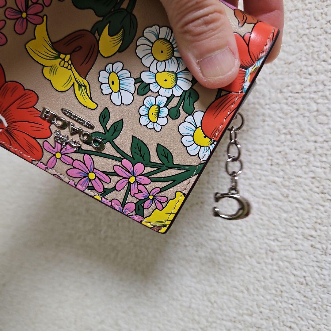 ちかさま専用 COACHフローラルプリントミニ財布