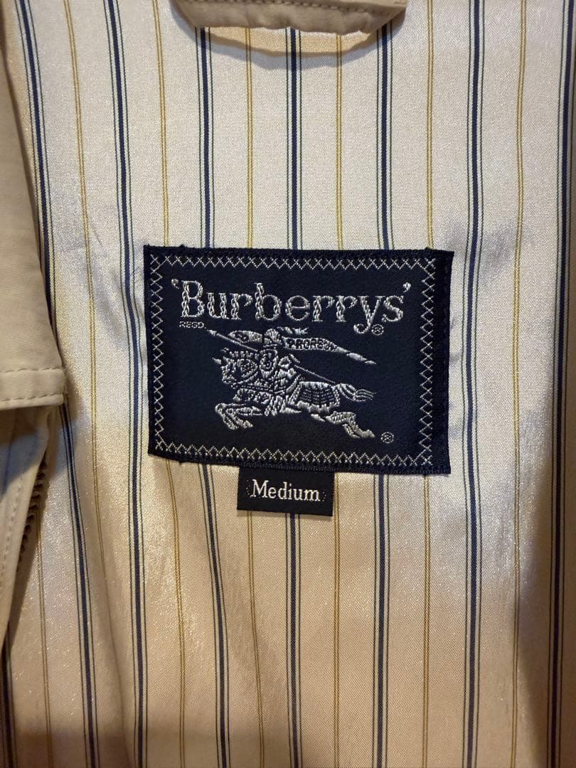 Burberrys ベージュ ジャケット ハリントン M レーヨン