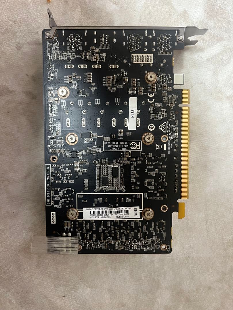 ZOTAC　Geforce　GTX1060　3GB