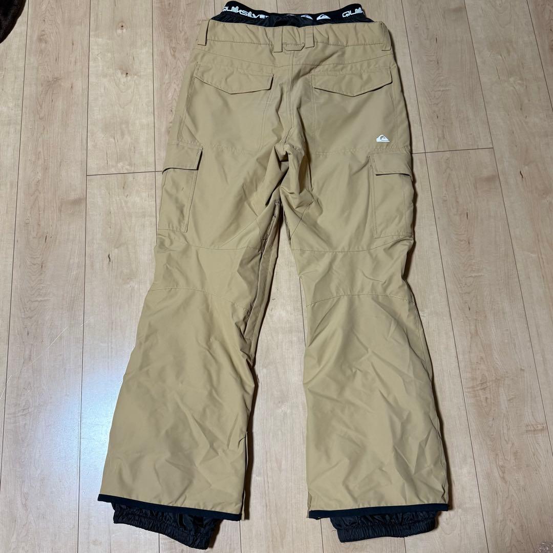 Quiksilver スノーボードパンツ ベージュ　美品　スノボードウェア