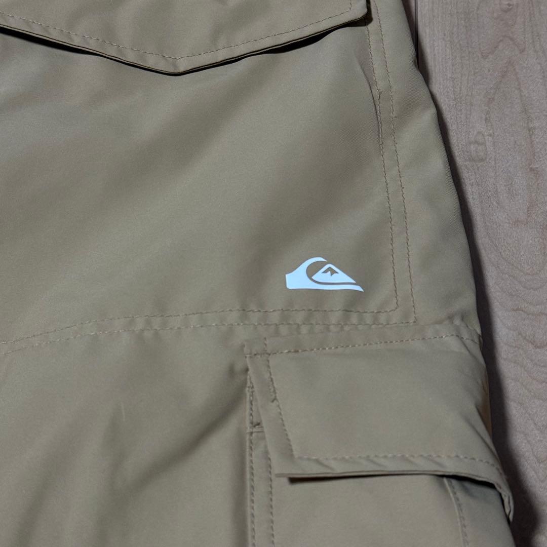 Quiksilver スノーボードパンツ ベージュ　美品　スノボードウェア