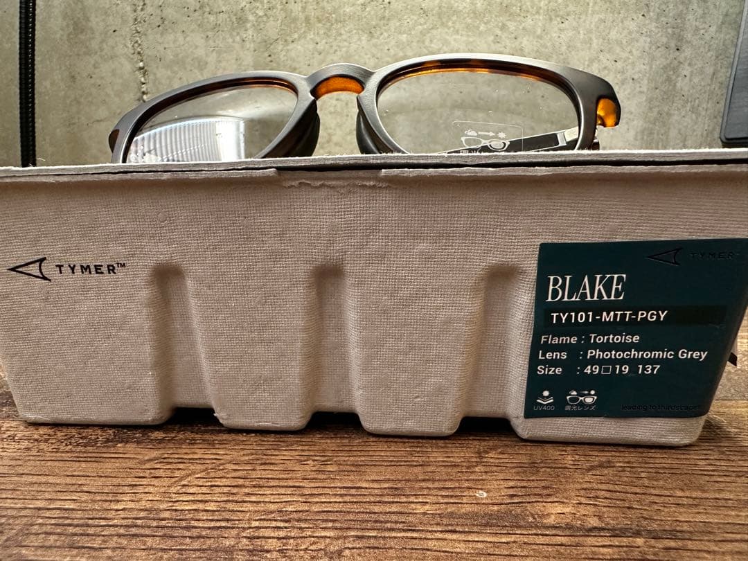 TYMER サングラス BLAKE 調光レンズ 未使用品