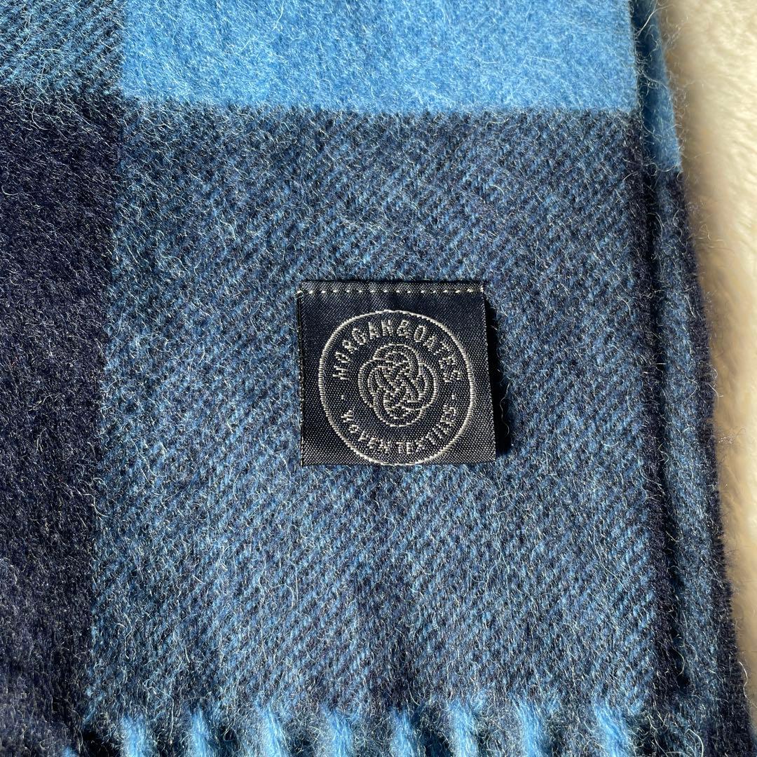 MORGAN&OATES モーガン＆オーツ　チェックストール　大判ストール