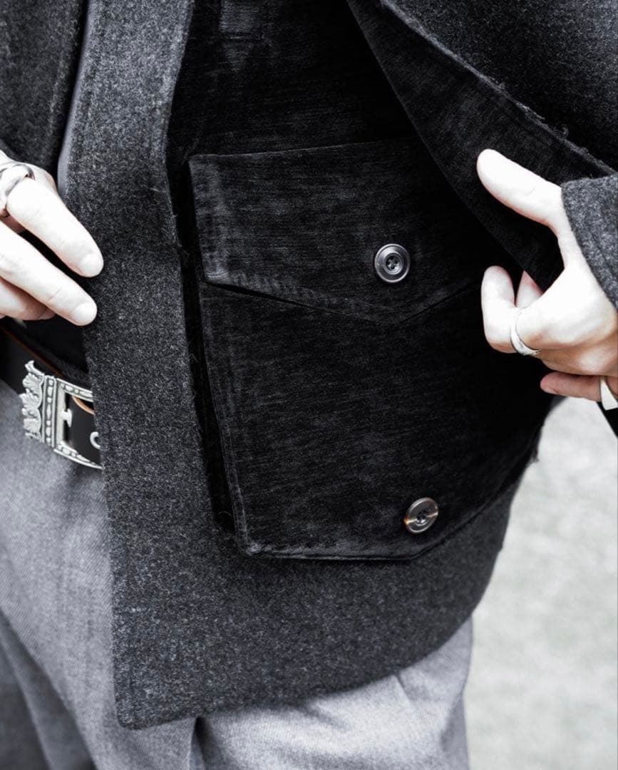 NULLUS AW25 Peeled Off Jacket 深水光太