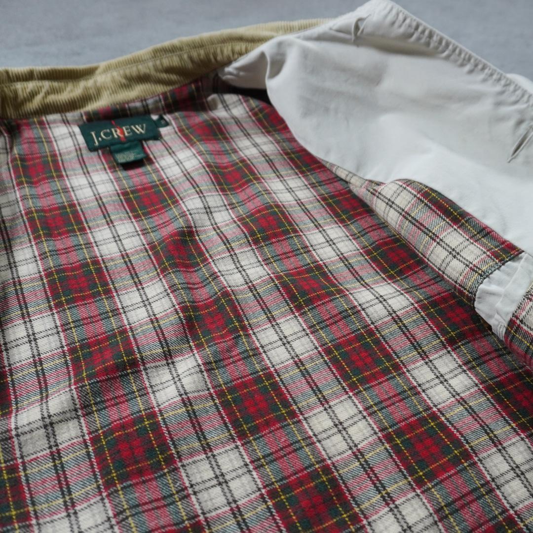 J.CREW巨人タグ90sハーフコート襟コーデュロイハンティングジャケット古着