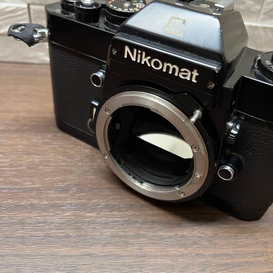 Nikomat EL ブラック フィルムカメラ 動作確認済　　　シャッター可