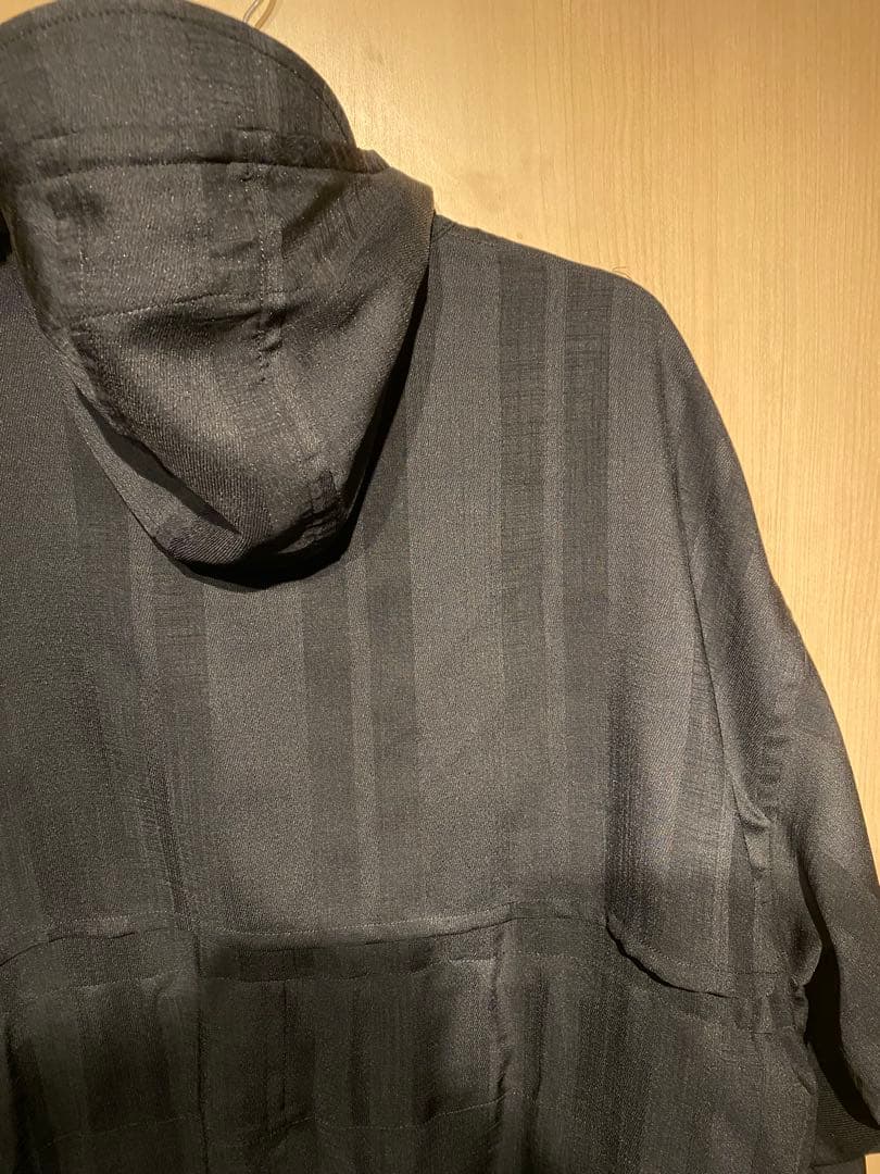 【美品】RAINMAKER- SHADOWSTRIPE HOODEDCOAT