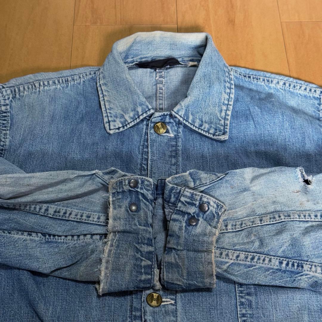 BIG SMITH 60s USA製 デニムカバーオール デニムワークジャケット