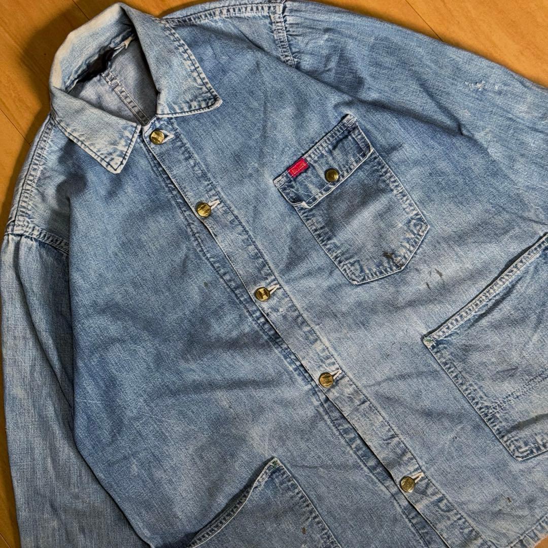 BIG SMITH 60s USA製 デニムカバーオール デニムワークジャケット