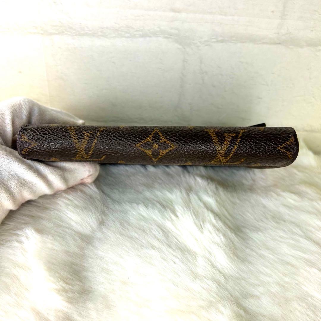 LOUIS VUITTON モノグラム ポルト トレゾール・エテュイ パピエ　茶