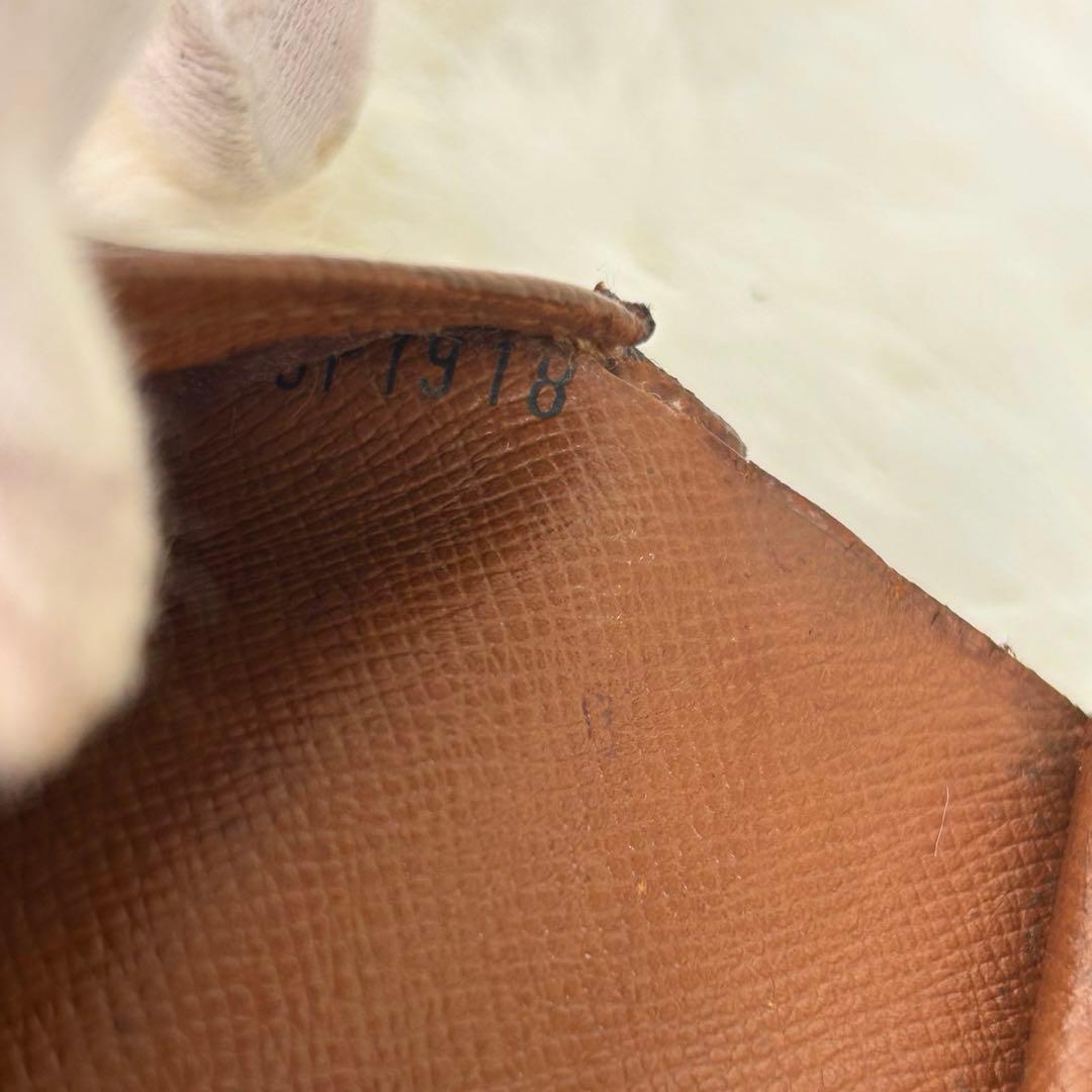 LOUIS VUITTON モノグラム ポルト トレゾール・エテュイ パピエ　茶