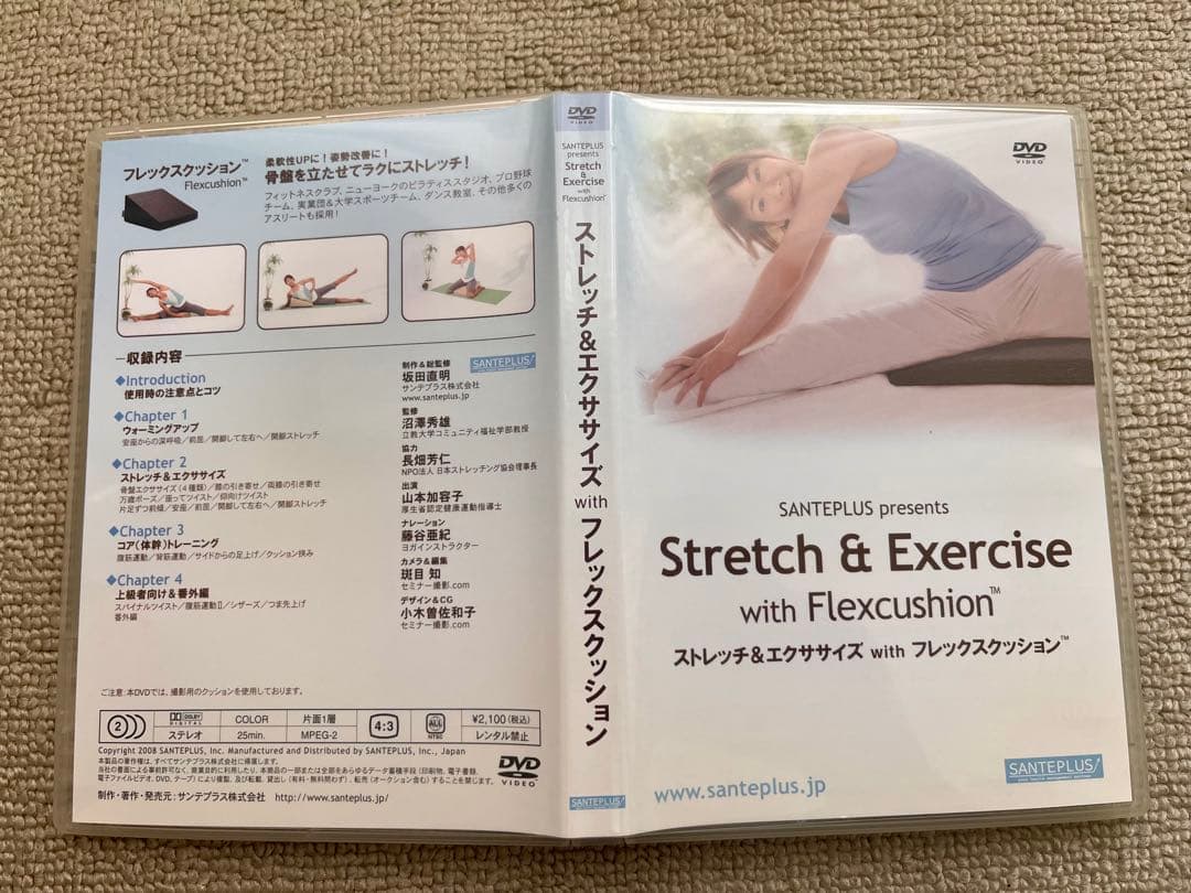 サンテプラス　フレックスクッション　DVDセット