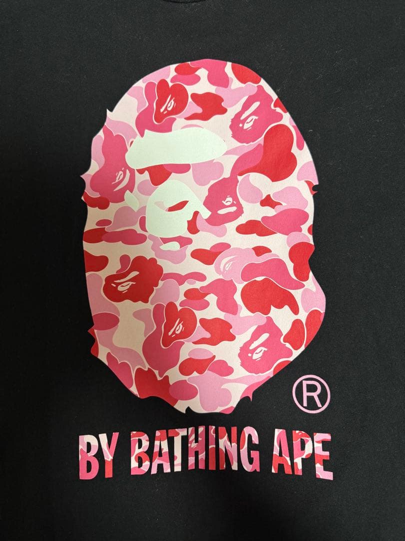 A BATHING APE Tシャツ ピンク 正規品 美品