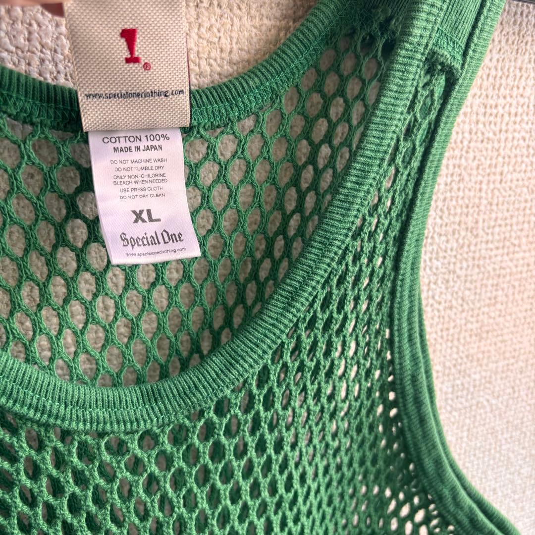 ともくんさん　編みシャツ　スペシャルワン　XL レゲエ　緑　赤　2枚セット