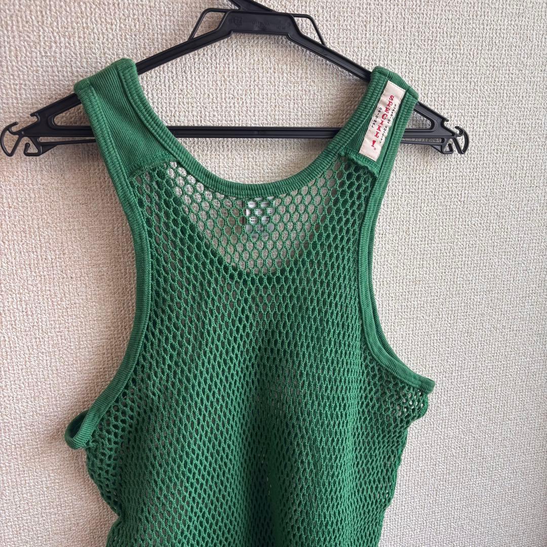 ともくんさん　編みシャツ　スペシャルワン　XL レゲエ　緑　赤　2枚セット
