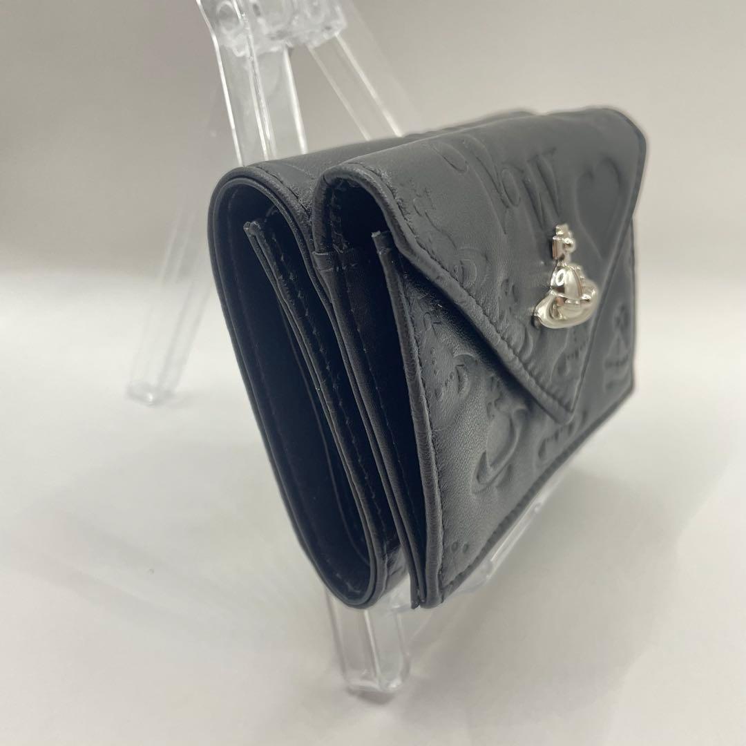【新品未使用】ヴィヴィアンウエストウッド 三つ折り財布 ブラック