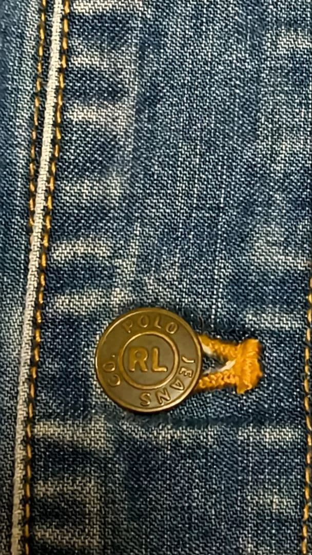 90s POLO JEANS ラルフ デニムカバーオール M